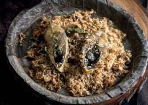Hilsa Flavored Rice (Ilish Pulao)