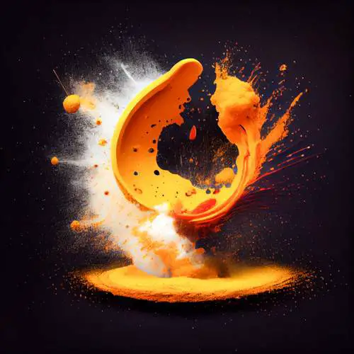 Seyonara turmeric and chilli powder splash falling from the gal 2214be28 4704 459d bcd6 f64d786028a3