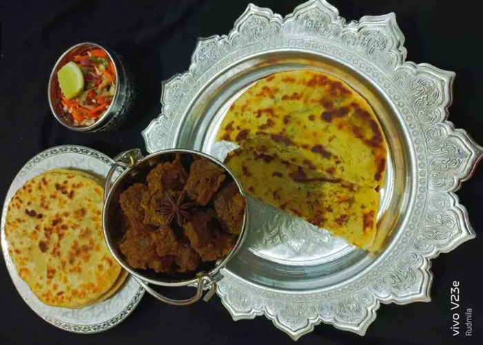 Beef Boti Kabab with Alu Paratha by Rudmila Azim