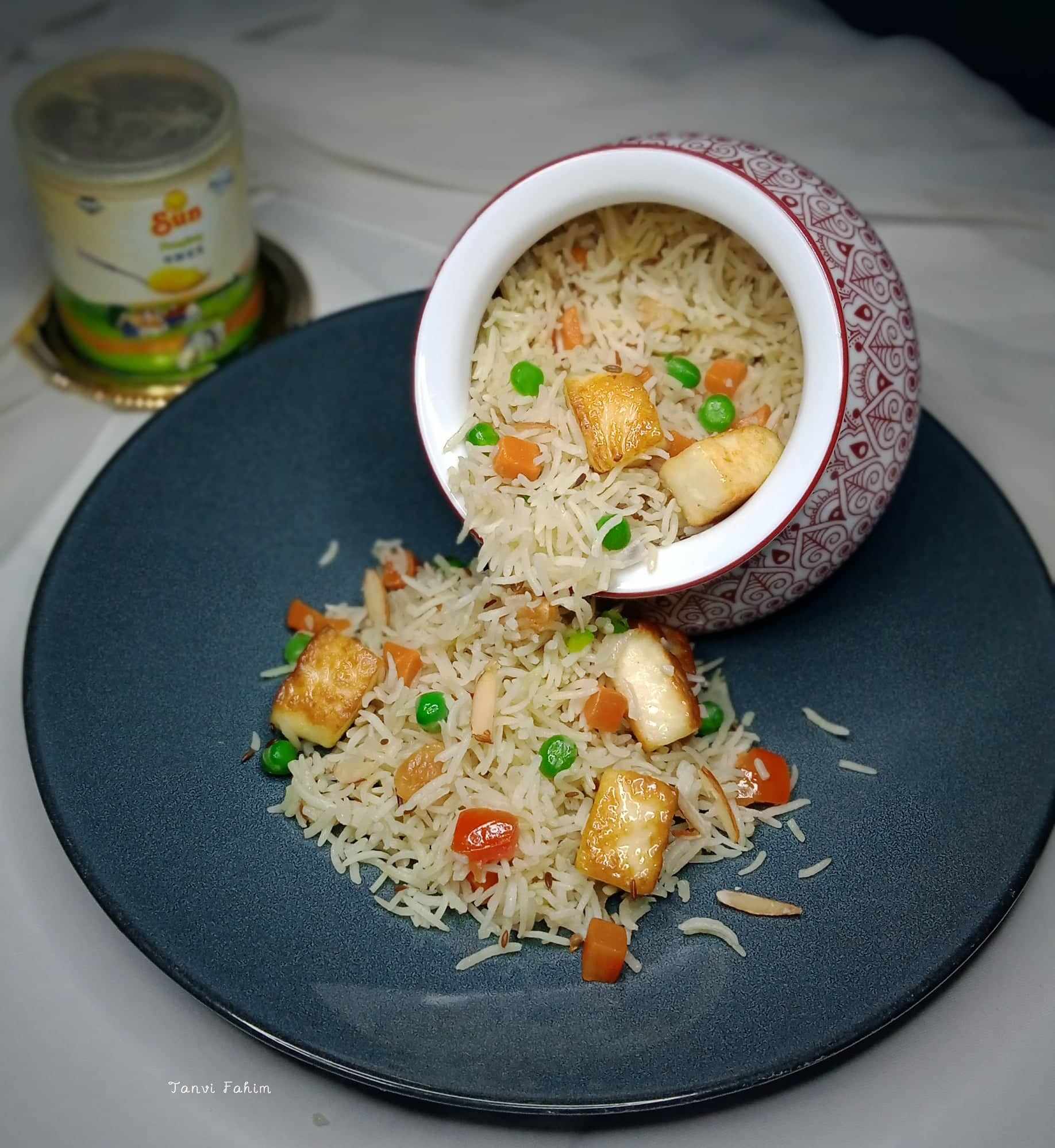 Matar Panir Pulao by Tanvi Fahim