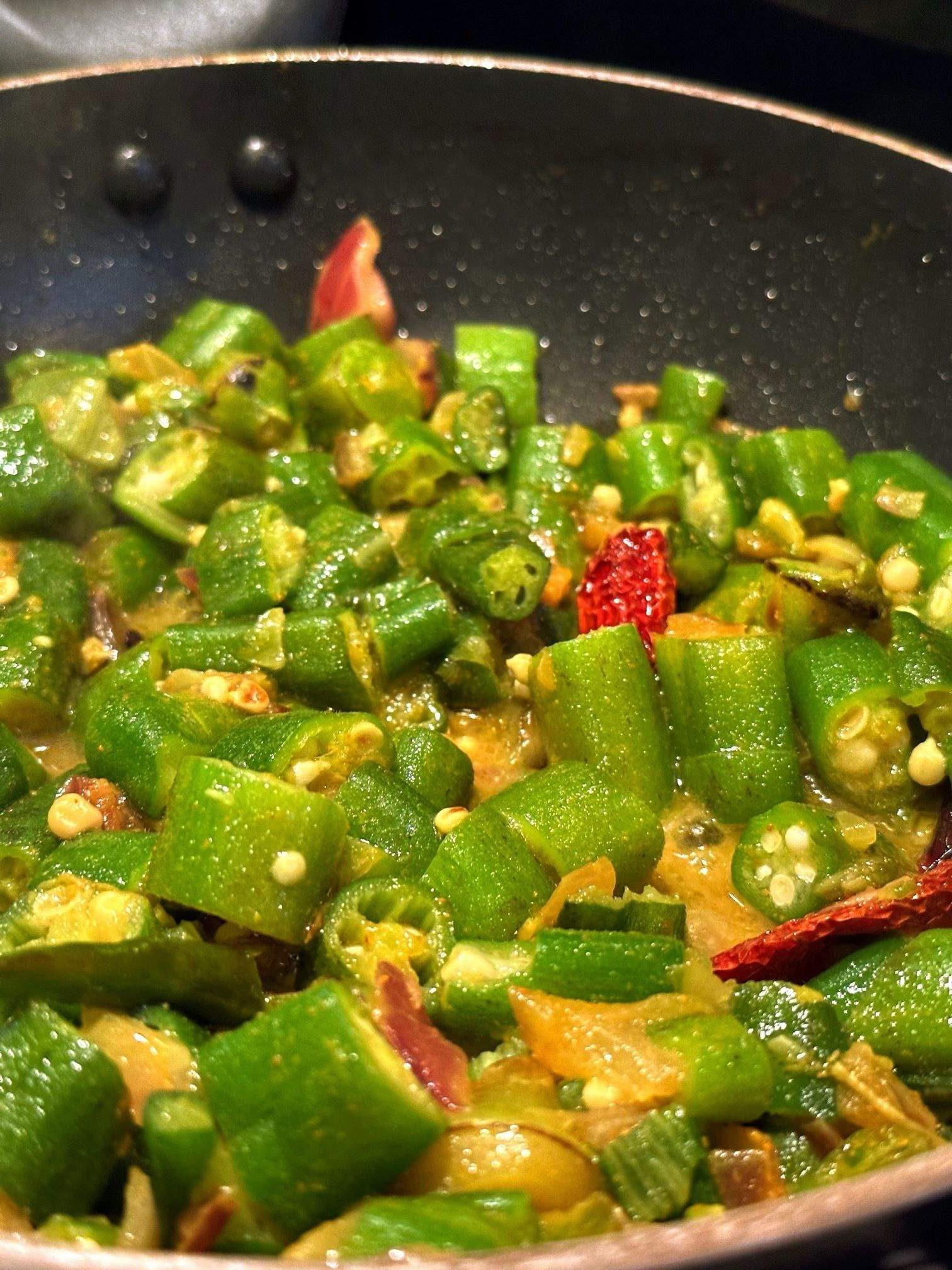 Okra Sauté / Bhaji