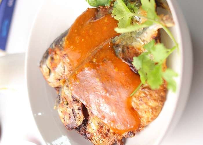 Pomfret with Red Sauce Recipe