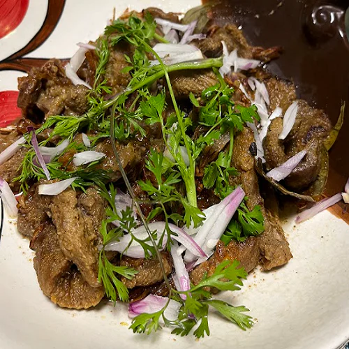 Pounded Stir-Fried Beef (Checha Mangsho)
