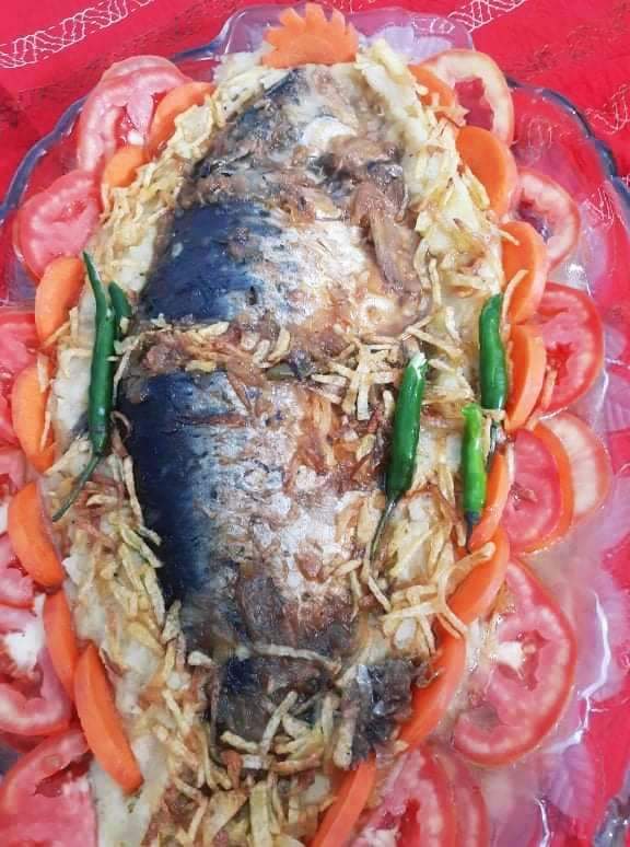 Whole steamed Hilsa by Jesmin Sultana