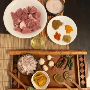 Achari Beef Ingredients