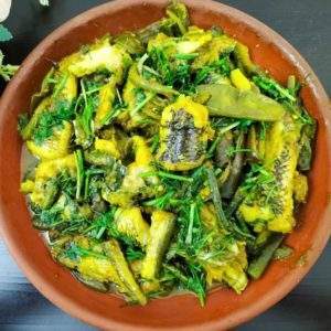 Fish curry with vegetables