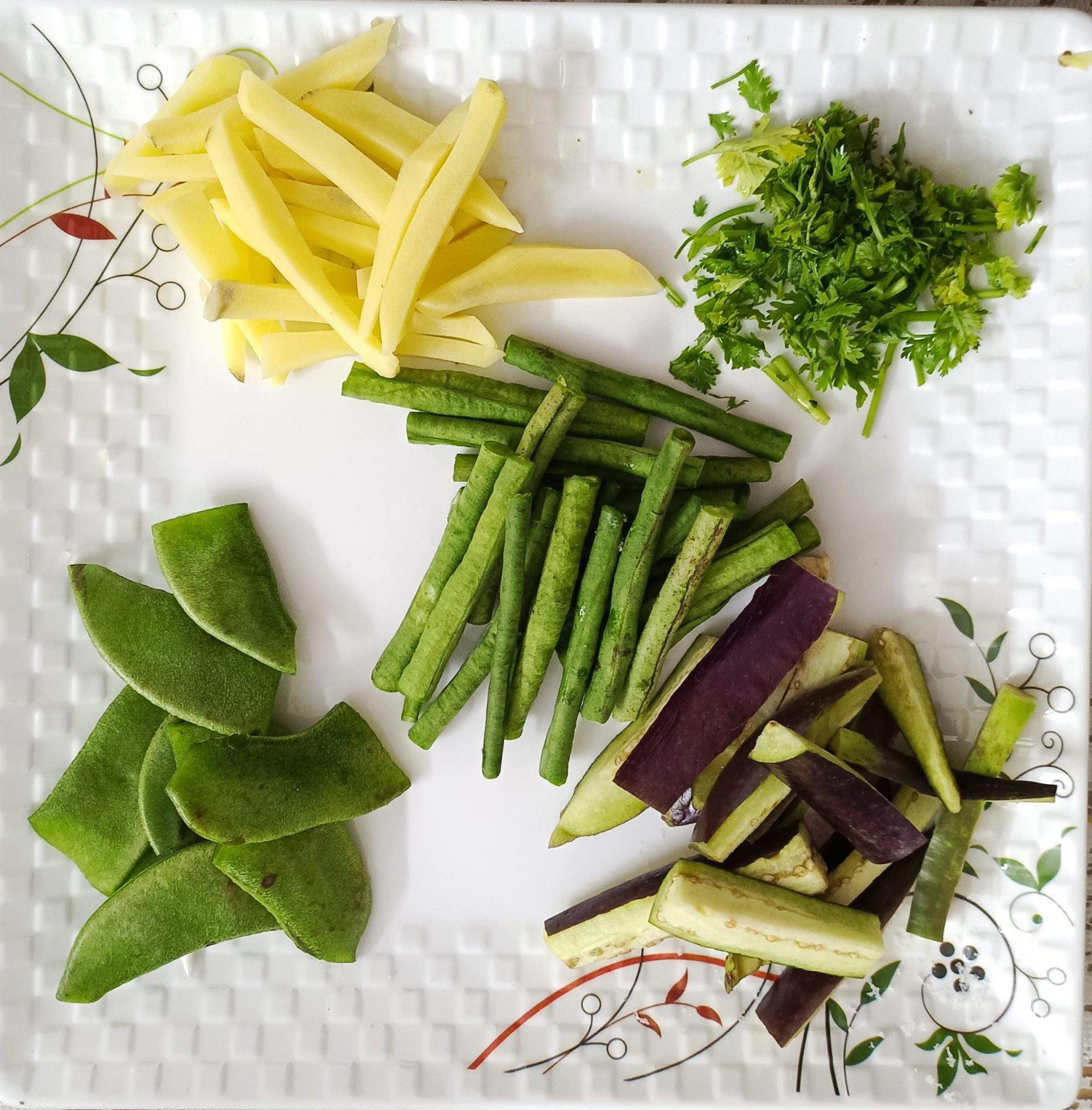 Fish curry with vegetables