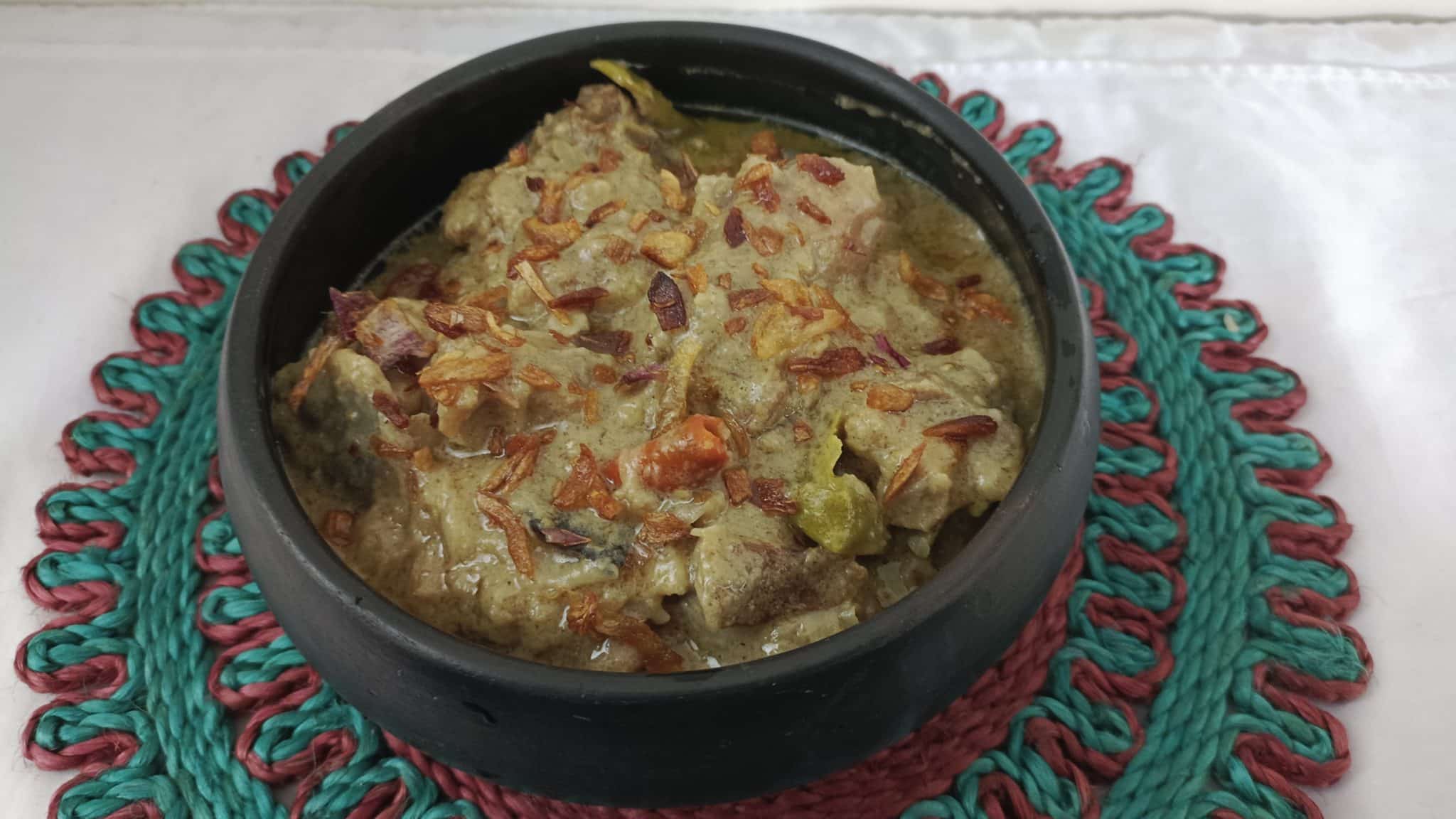 mutton rezala