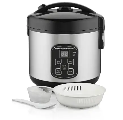 Hamilton Beach Digital Programmable Rice Cooker & Food Steamer