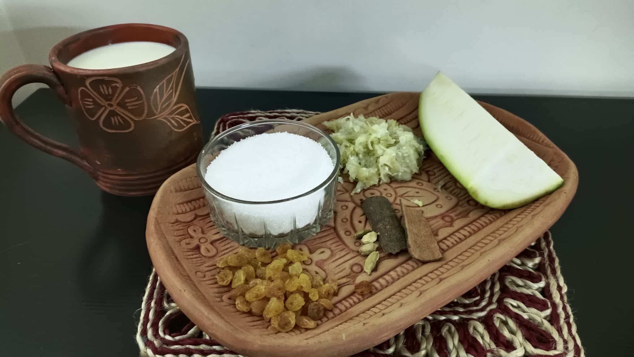 Bottle Gourd with Milk ingredients