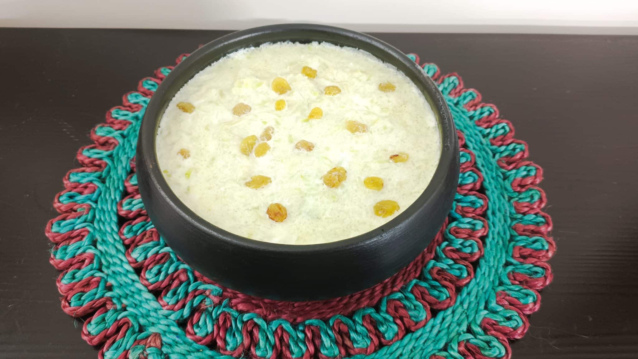 Bottle Gourd with Milk