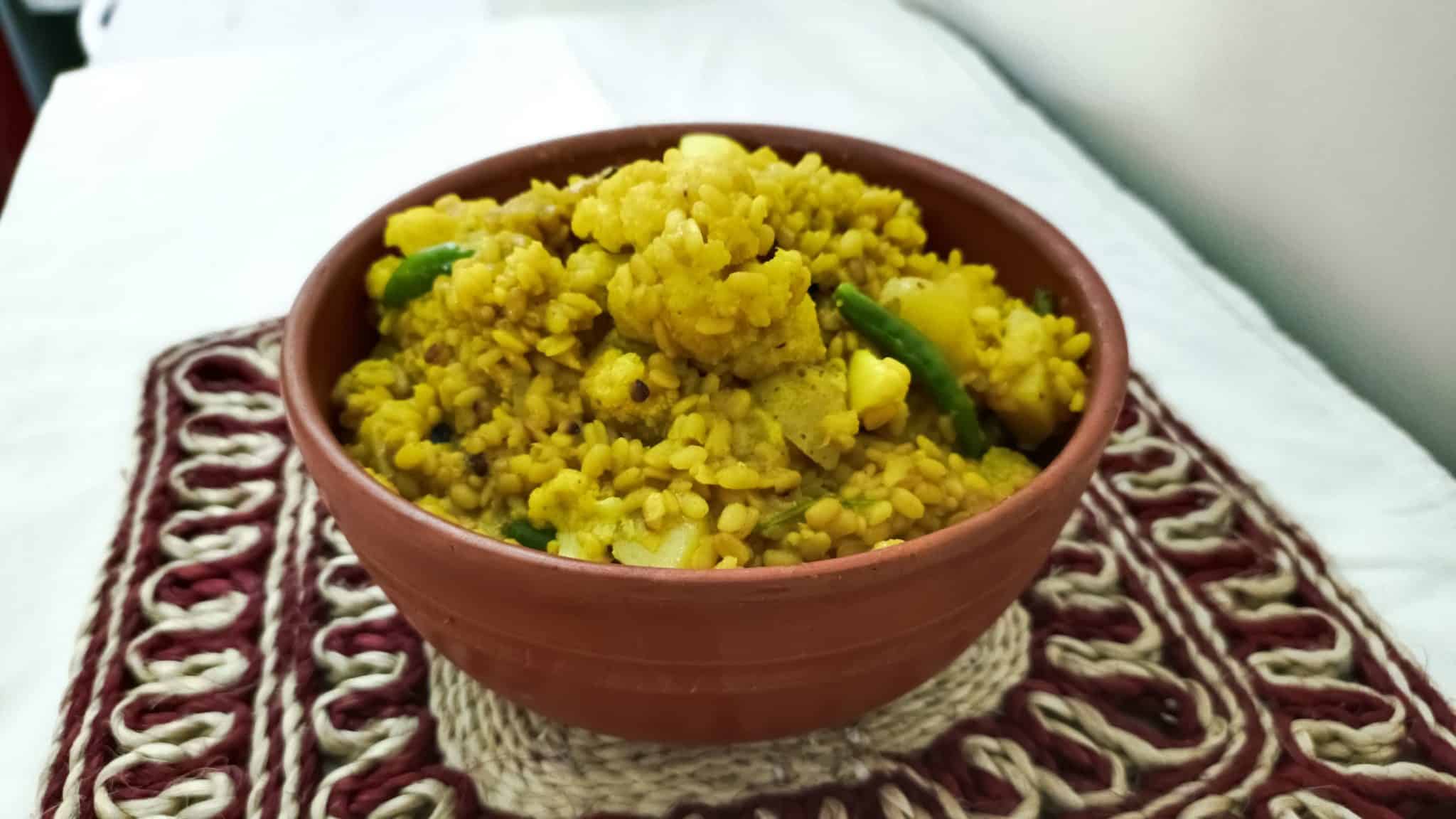 Cauliflower Moong Lentil Curry