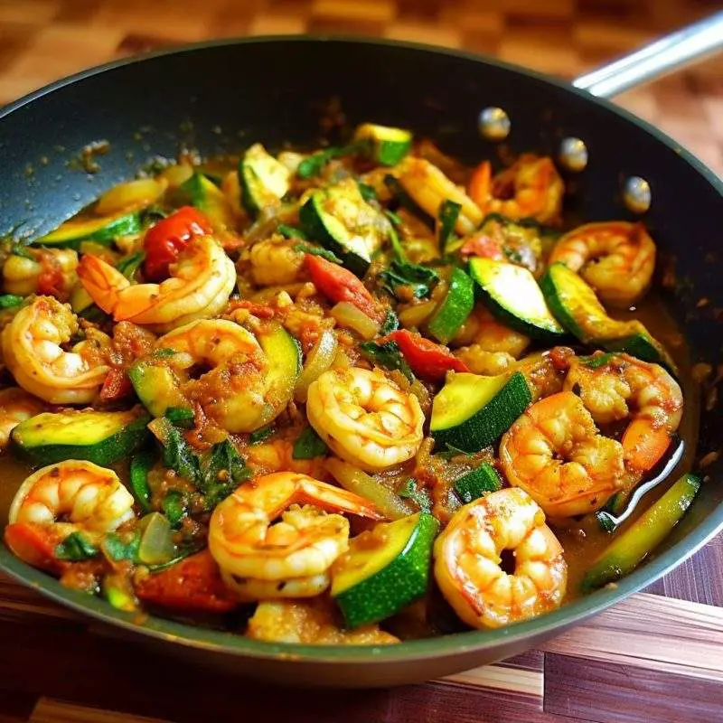 Zucchini with Shrimp