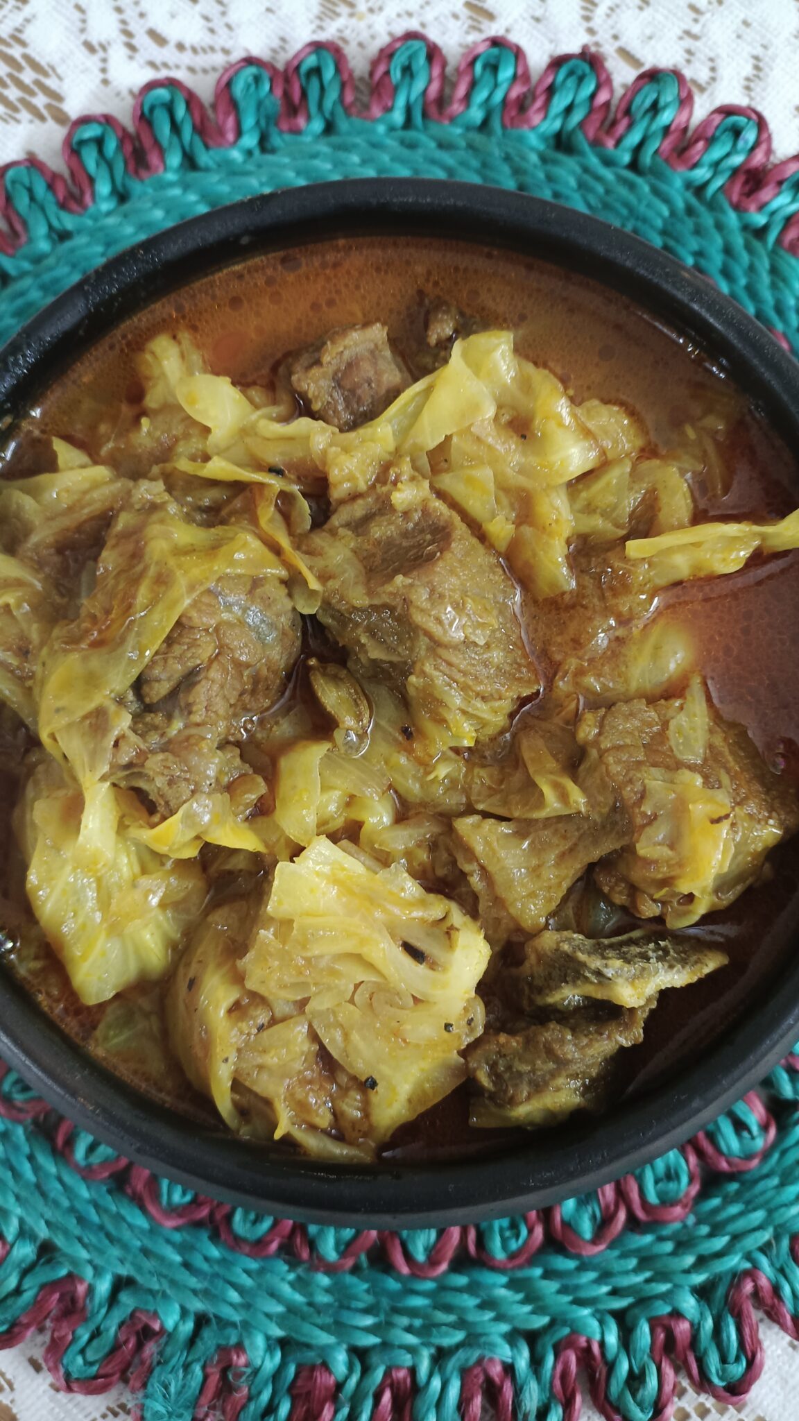 Beef Cabbage Curry