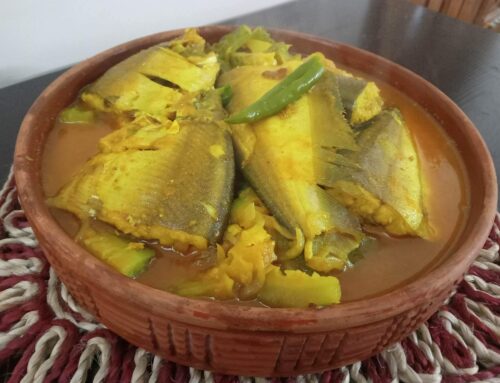 Fish Curry with Bitter Gourd and Potato