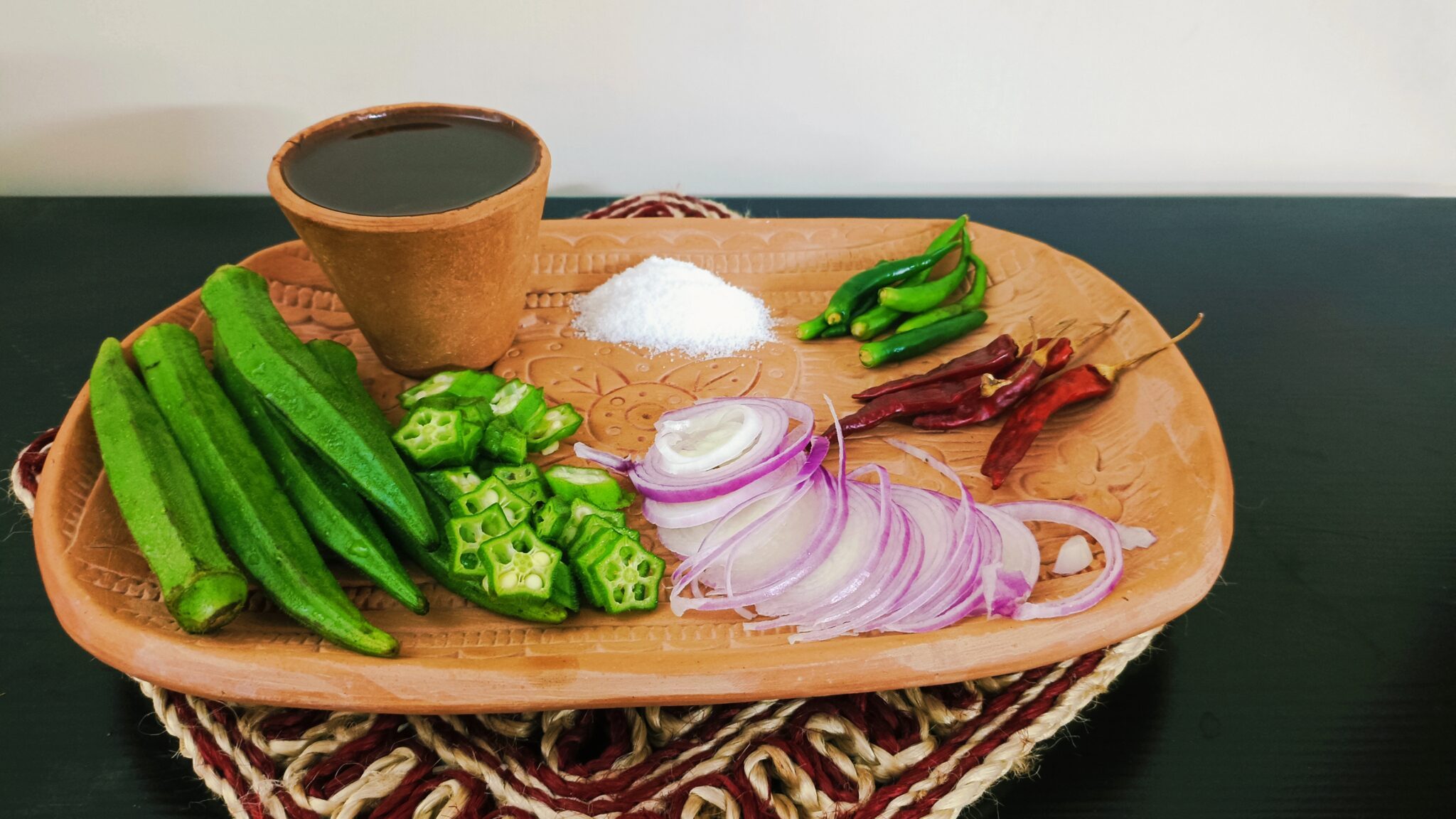 Ladies Finger Fry Ingredients