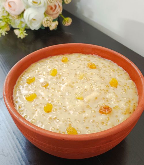 Sago Firni recipe