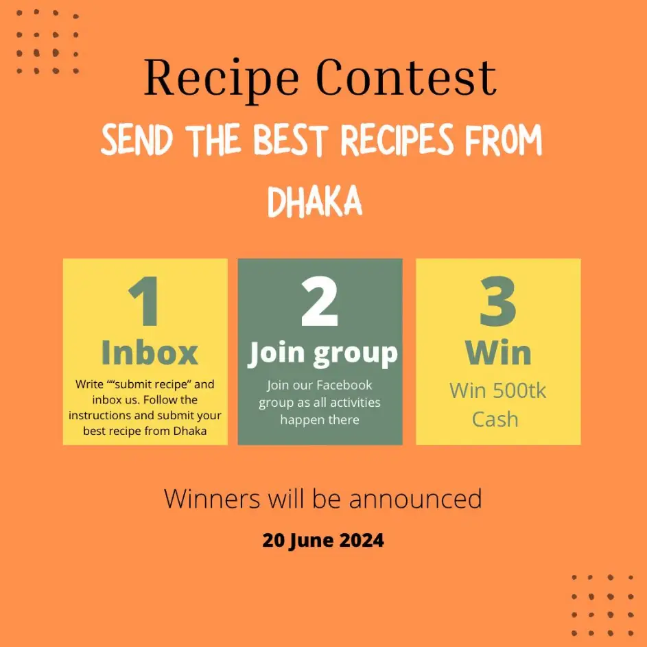 Recipe contest Step