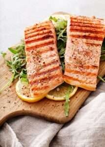 Tandoori salmon 