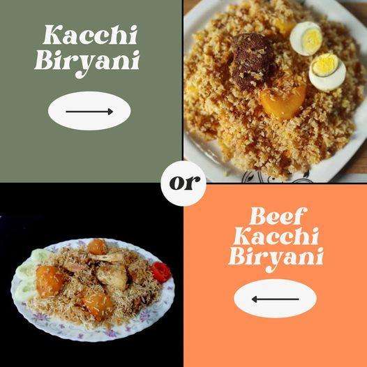 beef kacci biryani