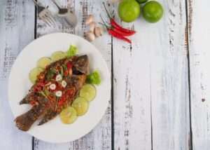 fried tilapia-