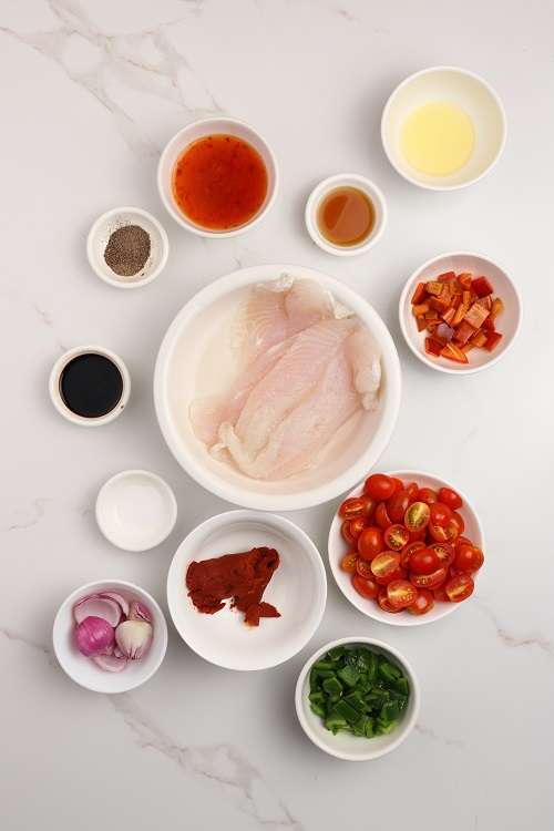 Thai Style Fish Fillet Ingredients