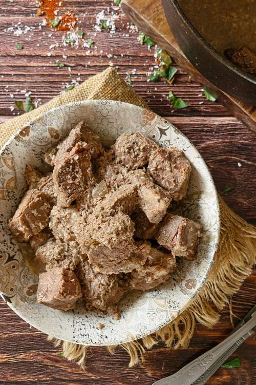 Brown Meat (Spiced Meat Curry)