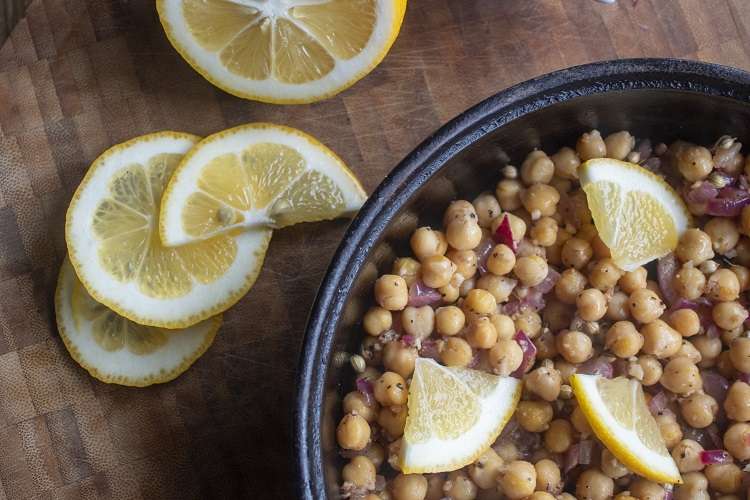 Lemony Chickpeas