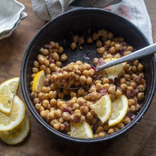Lemony Chickpeas