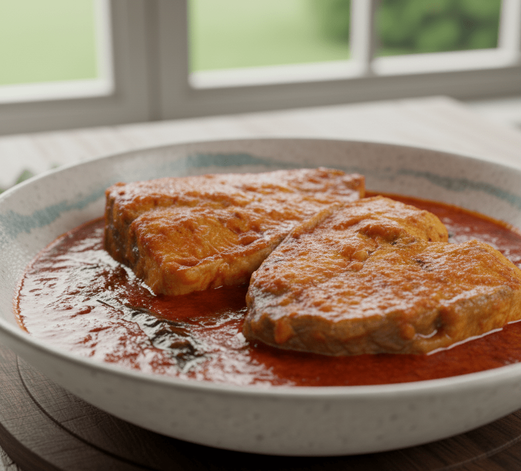 Rice Cooker Pangasius Fish with Capsicum