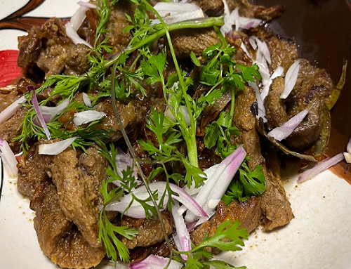Pounded Stir-Fried Beef (Checha Mangsho)