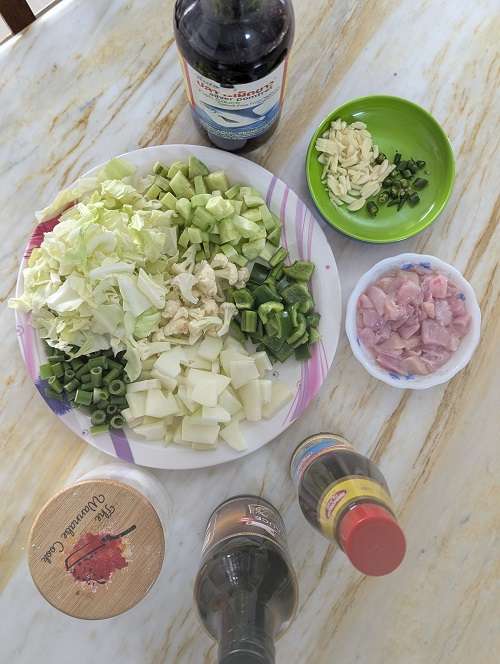 thai style vegetable