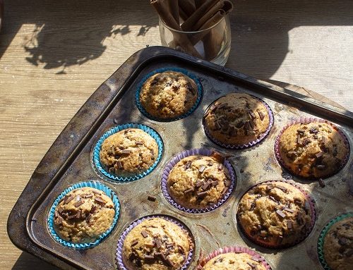 Easy Banana Muffins with Clove and Cinnamon