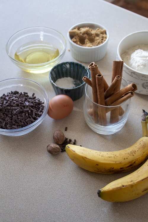 Easy Banana Muffins ingri